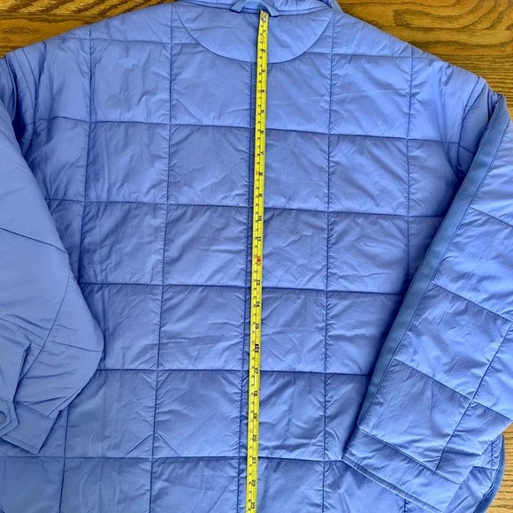 Roxy Quilted Puffer Jacket - Periwinkle Blue - Picture 10 of 10